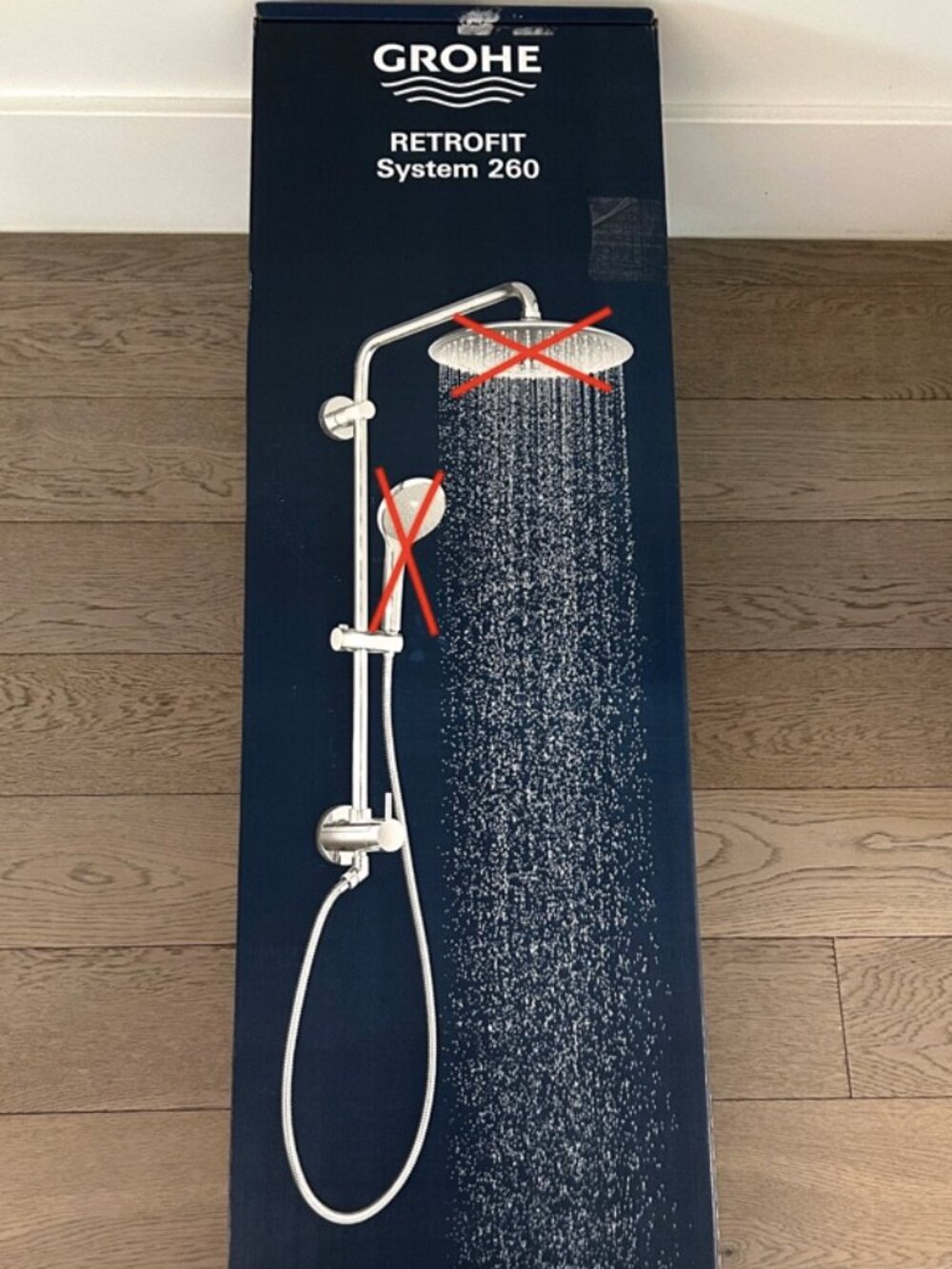 GROHE Retro-Fit 260 Shower System 27867001 – Chrome
